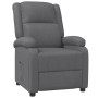 Sillón reclinable de cuero sintético gris antracita de vidaXL, Sillones - Ref: Foro24-322439, Precio: 229,14 €, Descuento: %