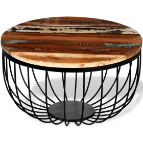 Recycled solid wood coffee table by vidaXL, Coffee table - Ref: Foro24-244230, Price: 120,56 €, Discount: %