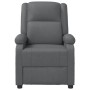 Sillón reclinable de cuero sintético gris antracita de vidaXL, Sillones - Ref: Foro24-322439, Precio: 229,14 €, Descuento: %