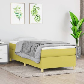 Estructura de cama de tela verde 80x200 cm de vidaXL, Camas y somieres - Ref: Foro24-3120920, Precio: 83,99 €, Descuento: %