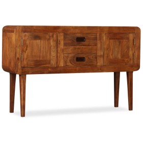 Honey finished solid wood sideboard 120x30x75 cm by vidaXL, Sideboards - Ref: Foro24-244682, Price: 304,30 €, Discount: %