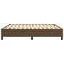 Estructura de cama tela marrón oscuro 180x200 cm de vidaXL, Camas y somieres - Ref: Foro24-3120881, Precio: 150,32 €, Descuen...