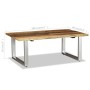 Couchtisch aus recyceltem Massivholz, 100 x 60 x 38 cm von vidaXL, Couchtisch - Ref: Foro24-244586, Preis: 109,77 €, Rabatt: %