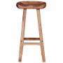 Kitchen bar stools 2 units solid acacia wood by vidaXL, Kitchen stools - Ref: Foro24-244247, Price: 231,69 €, Discount: %