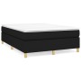 Estructura de cama de tela negro 140x190 cm de vidaXL, Camas y somieres - Ref: Foro24-3120955, Precio: 116,99 €, Descuento: %