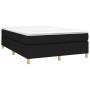 Estructura de cama de tela negro 140x190 cm de vidaXL, Camas y somieres - Ref: Foro24-3120955, Precio: 116,99 €, Descuento: %