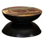 Solid recycled wood coffee table with black base 60x60x33 cm by vidaXL, Coffee table - Ref: Foro24-244900, Price: 128,99 €, D...