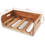 Weinregale für 16 Flaschen 4 Stück massives recyceltes Holz von vidaXL, Weinregale - Ref: Foro24-244491, Preis: 150,37 €, Rab...