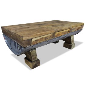 Solid recycled wood coffee table 90x50x35 cm by vidaXL, Coffee table - Ref: Foro24-244500, Price: 224,73 €, Discount: %