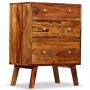 Armario auxiliar de madera maciza de sheesham 60x35x76 cm de vidaXL, Aparadores - Ref: Foro24-244358, Precio: 244,98 €, Descu...