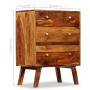 Armario auxiliar de madera maciza de sheesham 60x35x76 cm de vidaXL, Aparadores - Ref: Foro24-244358, Precio: 244,98 €, Descu...