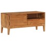 Solid acacia wood TV cabinet 88x30x40 cm by vidaXL, TV Furniture - Ref: Foro24-244955, Price: 180,45 €, Discount: %