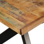 Dining table solid recycled wood and crossed steel 180 cm by vidaXL, Kitchen and dining tables - Ref: Foro24-244804, Price: 4...