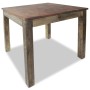 Mesa de comedor de madera maciza reciclada 82x80x76 cm de vidaXL, Mesas de cocina y de comedor - Ref: Foro24-244495, Precio: ...