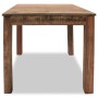 Mesa de comedor de madera maciza reciclada 82x80x76 cm de vidaXL, Mesas de cocina y de comedor - Ref: Foro24-244495, Precio: ...