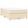 Estructura de cama de tela color crema 120x200 cm de vidaXL, Camas y somieres - Ref: Foro24-3120950, Precio: 114,64 €, Descue...