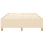 Estructura de cama de tela color crema 120x200 cm de vidaXL, Camas y somieres - Ref: Foro24-3120950, Precio: 114,64 €, Descue...