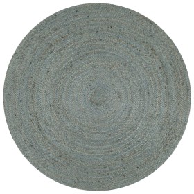 Hand-woven round olive green jute rug, 120 cm. by vidaXL, Rugs - Ref: Foro24-133669, Price: 43,32 €, Discount: %