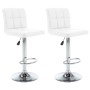 Kitchen stools 2 units white synthetic leather by vidaXL, Kitchen stools - Ref: Foro24-323633, Price: 108,11 €, Discount: %