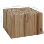 Genuine teak coffee table 50x50x35 cm by vidaXL, Coffee table - Ref: Foro24-244555, Price: 115,10 €, Discount: %