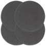 Round placemat 4 pcs plain dark gray cotton 38 cm by vidaXL, Placemats - Ref: Foro24-133846, Price: 24,04 €, Discount: %