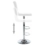 Kitchen stools 2 units white synthetic leather by vidaXL, Kitchen stools - Ref: Foro24-323633, Price: 108,11 €, Discount: %