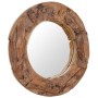 Decorative teak mirror 80 cm round by vidaXL, Mirrors - Ref: Foro24-244561, Price: 176,59 €, Discount: %