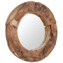 Decorative teak mirror 80 cm round by vidaXL, Mirrors - Ref: Foro24-244561, Price: 176,59 €, Discount: %