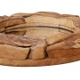 Espejo decorativo de teca 80 cm redondo de vidaXL, Espejos - Ref: Foro24-244561, Precio: 186,99 €, Descuento: %