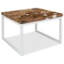 Mesa de centro de resina de teca 60x60x40 cm de vidaXL, Mesas de centro - Ref: Foro24-244554, Precio: 82,03 €, Descuento: %