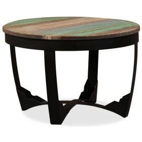 Mesa de centro madera maciza reciclada 60x40 cm de vidaXL, Mesas de centro - Ref: Foro24-244672, Precio: 119,99 €, Descuento: %