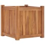 Arriate elevado madera maciza de teca 40x40x40 cm de vidaXL, Maceteros y jardineras - Ref: Foro24-48965, Precio: 97,21 €, Des...