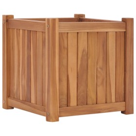 Arriate elevado madera maciza de teca 40x40x40 cm de vidaXL, Maceteros y jardineras - Ref: Foro24-48965, Precio: 108,36 €, De...