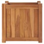 Arriate elevado madera maciza de teca 40x40x40 cm de vidaXL, Maceteros y jardineras - Ref: Foro24-48965, Precio: 97,21 €, Des...