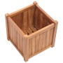 Arriate elevado madera maciza de teca 40x40x40 cm de vidaXL, Maceteros y jardineras - Ref: Foro24-48965, Precio: 97,21 €, Des...