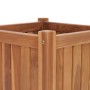 Solid teak wood raised bed 40x40x40 cm by vidaXL, Pots and planters - Ref: Foro24-48965, Price: 97,21 €, Discount: %