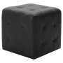 Pouf 2 Einheiten schwarzes Kunstleder 30x30x30 cm von vidaXL, Osmanen - Ref: Foro24-278390, Preis: 83,19 €, Rabatt: %