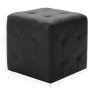 Pouf 2 Einheiten schwarzes Kunstleder 30x30x30 cm von vidaXL, Osmanen - Ref: Foro24-278390, Preis: 83,19 €, Rabatt: %