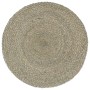 Round placemats 4 pcs plain gray jute 38 cm by vidaXL, Placemats - Ref: Foro24-133838, Price: 21,76 €, Discount: %