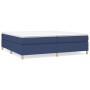 Estructura de cama de tela gris taupe azul 200x200 cm de vidaXL, Camas y somieres - Ref: Foro24-3120991, Precio: 130,98 €, De...