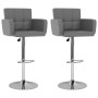 Kitchen stools 2 units gray synthetic leather by vidaXL, Kitchen stools - Ref: Foro24-323658, Price: 186,28 €, Discount: %