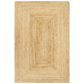 Alfombra hecha a mano de yute natural 80x160 cm de vidaXL, Alfombras - Ref: Foro24-133728, Precio: 51,58 €, Descuento: %