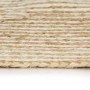 Handwoven jute rug white spiral design 150 cm by vidaXL, Rugs - Ref: Foro24-133718, Price: 58,99 €, Discount: %