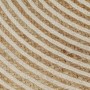 Handwoven jute rug white spiral design 150 cm by vidaXL, Rugs - Ref: Foro24-133718, Price: 58,99 €, Discount: %