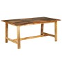 Recycled solid wood dining table 180 cm by vidaXL, Kitchen and dining tables - Ref: Foro24-244802, Price: 321,63 €, Discount: %