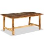 Recycled solid wood dining table 180 cm by vidaXL, Kitchen and dining tables - Ref: Foro24-244802, Price: 321,63 €, Discount: %