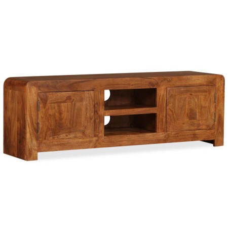 Solid wood TV cabinet honey finish 120x30x40 cm by vidaXL, TV Furniture - Ref: Foro24-244679, Price: 305,48 €, Discount: %