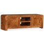 Solid wood TV cabinet honey finish 120x30x40 cm by vidaXL, TV Furniture - Ref: Foro24-244679, Price: 305,48 €, Discount: %