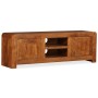 Solid wood TV cabinet honey finish 120x30x40 cm by vidaXL, TV Furniture - Ref: Foro24-244679, Price: 305,48 €, Discount: %