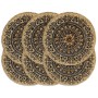 Round placemats 6 pcs dark blue jute 38 cm by vidaXL, Placemats - Ref: Foro24-133871, Price: 30,67 €, Discount: %